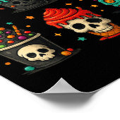 Funny Psicle Summer Horror Halloween Ice Cream Sum Poster (Hoek)