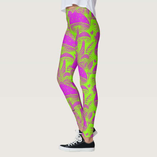 Funny psicodelic - Pushroom Leggins Leggings (Links)