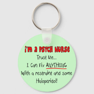 Funny Psych Nurse Gifts Sleutelhanger