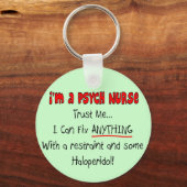 Funny Psych Nurse Gifts Sleutelhanger (Voorkant)