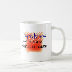 Funny Psych Nurse T-Shirts en Gifts Koffiemok