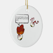 Funny Psychiatrist Gifts Keramisch Ornament (Rechts)