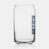 Funny Psychology Afstuderen Custom Psycholoog Blikvorm Glas (Rechts)