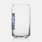 Funny Psychology Afstuderen Custom Psycholoog Blikvorm Glas (Links)