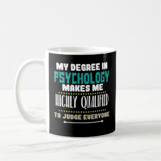 Funny Psychology Coffee Mok Psycholoog PsyD Gift