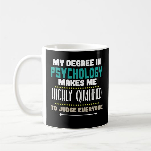 Funny Psychology Coffee Mok Psycholoog PsyD Gift (Links)