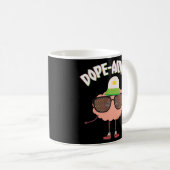 Funny Psychology Dopeamine Coffee Mok Psychologie (Voorkant rechts)