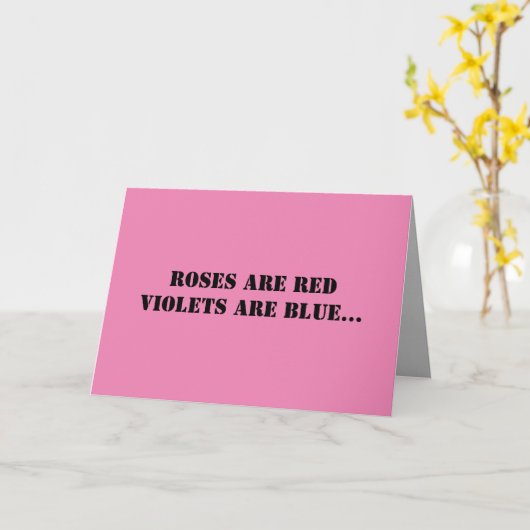 Funny Psychology Love Wenskaart Kaart (Gele Bloem)