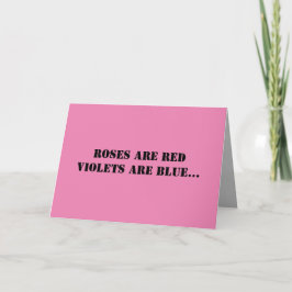 Funny Psychology Love Wenskaart Kaart