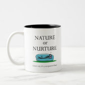 Funny Psychology Natuur of Nurture Parent's Fault Tweekleurige Koffiemok