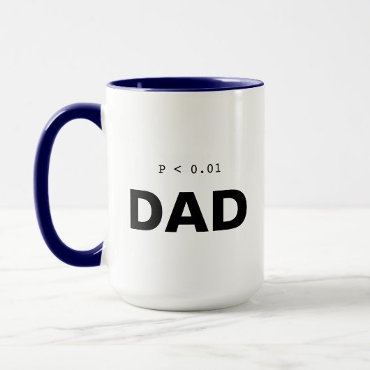 Funny Psychology Statistics Mug | Significant Dad Mok (Links)