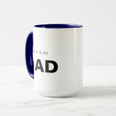Funny Psychology Statistics Mug | Significant Dad Mok (Voorkant links)