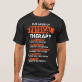 Funny PT Fysieke Therapie Gift Therapist Maand T-shirt (Voorkant)