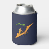 Funny pterodactyldinosaur cartoon koelbox blikjeskoeler (Blikje Voorkant)