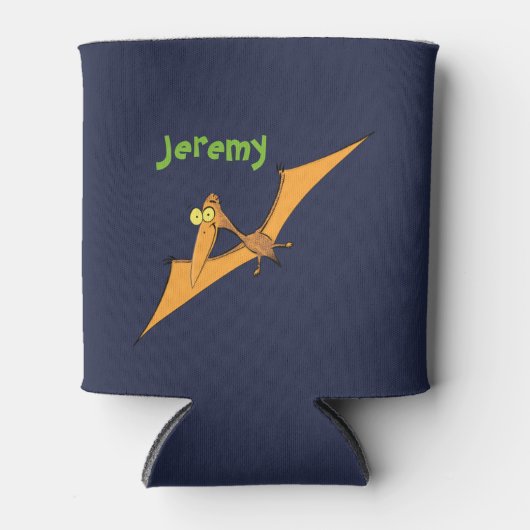 Funny pterodactyldinosaur cartoon koelbox blikjeskoeler (Voorkant)