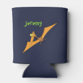 Funny pterodactyldinosaur cartoon koelbox blikjeskoeler (Achterkant)