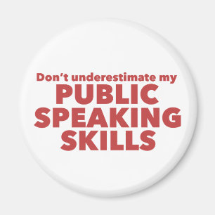 Funny Public Speaker Magneet
