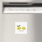 Funny Pucker Up Lemons Magneet (Insitu (Vaatwasser))