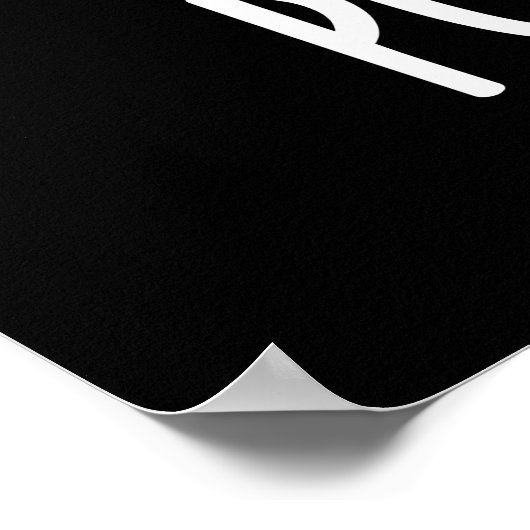 Funny Pudding Fart Pun Dark BG Poster (Hoek)