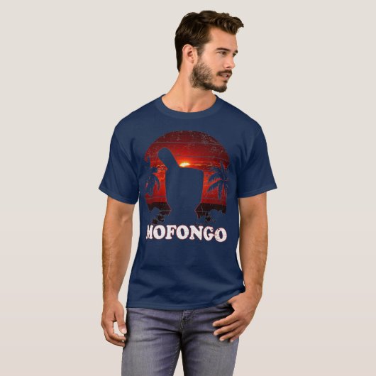 Funny Puerto Rican Food Mofongo Pilon Palm Trees T-shirt (Voorkant volledig)