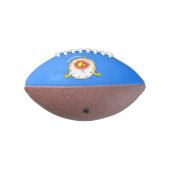 Funny puffer fish porcupine fish cartoon american football (Gedraaid 270)