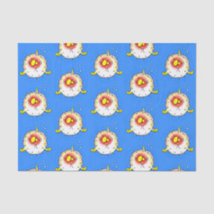 Funny puffer fish porcupine fish cartoon tissuepapier