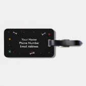 Funny Pug Bagagelabel (Achterkant horizontaal)