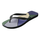 Funny Pug Dog Abstracte Art Teenslippers (Schuin)