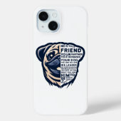 Funny Pug Dog Case-Mate iPhone Case (Achterkant)