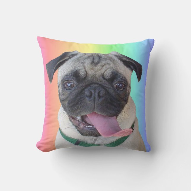Funny Pug Dog Kussens (Voorkant)