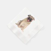 Funny Pug Dog Pet Lover | Cadeau voor Lover Servet (Hoek)