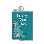 Funny Pug Dog Pugasaurus is "Gedaan" Heupfles (Links)