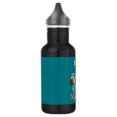 Funny Pug Dog Pugasaurus is "Gedaan" Waterfles (Links)