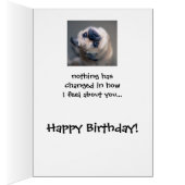 Funny Pug Dog Social Distance Birthday (Binnen (Rechts))