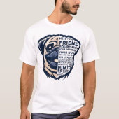 Funny Pug Dog T-shirt (Voorkant)