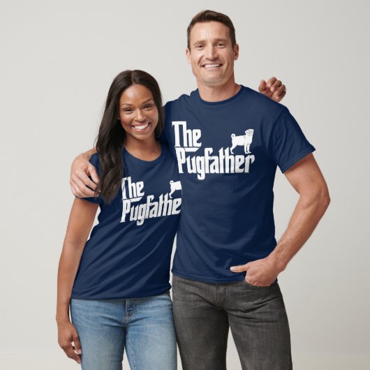 Funny Pug Eigenaar Pugfather Pug Father Gift T-shirt (Unisex)