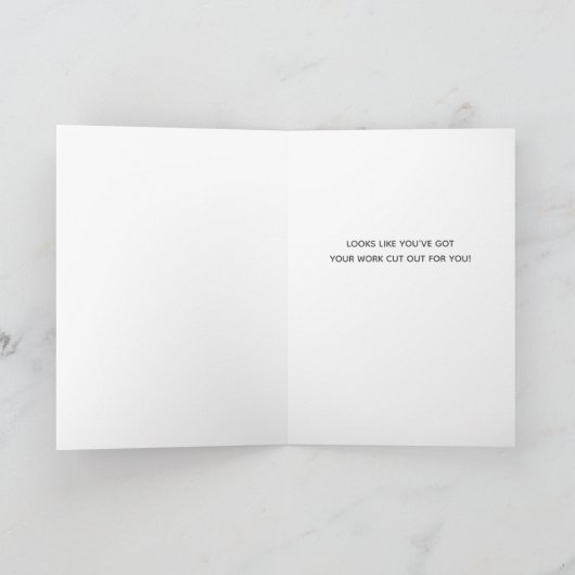 Funny Pug Gefeliciteerd Beauty School Afstuderen Kaart (Binnen)