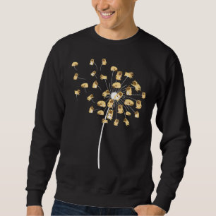 Funny Pug Gift for Men Women Cool Flower Dog Dande Trui