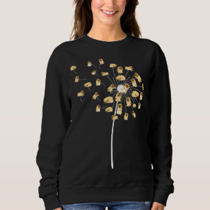 Funny Pug Gift for Men Women Cool Flower Dog Dande Trui