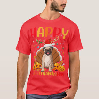 Funny Pug Hondenliefhebber Happy Pug HelloBedanktM T-shirt