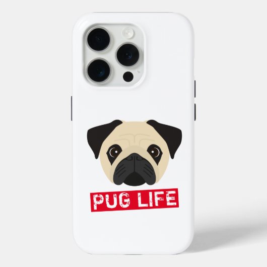 Funny Pug Life Case-Mate iPhone Case (Achterkant)