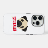 Funny Pug Life iPhone Hoesje (Achterkant horizontaal)