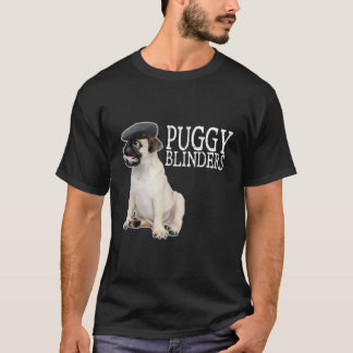 Funny Pug Lover Dog Face Peaky Life Retro  T-shirt