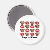 Funny Pug Magneet (Voorkant / Achterkant)