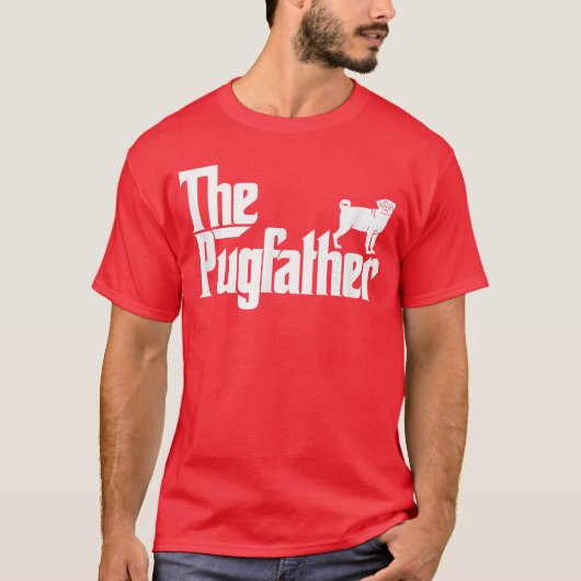 Funny Pug Ownerhe Pugfather Pug Father Pug Lover r T-shirt (Voorkant)