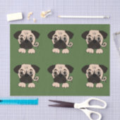 Funny Pug Puppy Dog Tissuepapier (Craft)