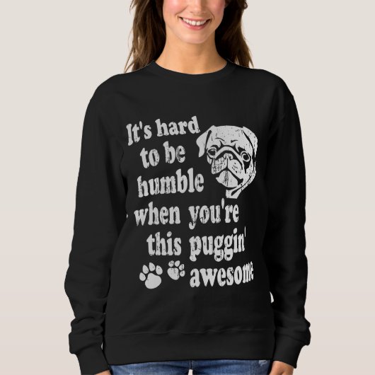 Funny Pug Shirt - Puggin&x27; Geweldige Essential (Voorkant)