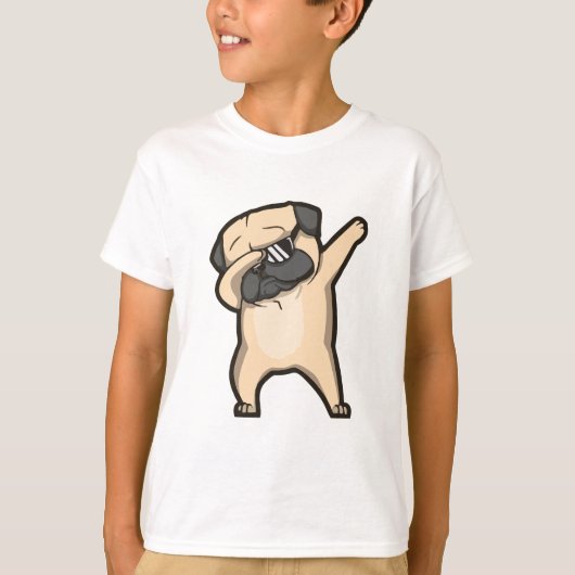 Funny pug t-shirt (Voorkant)