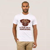 Funny Pug T-shirt (Voorkant volledig)