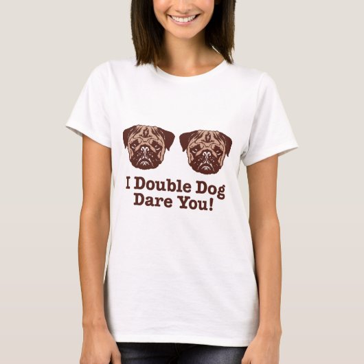Funny Pug T-shirt (Voorkant)